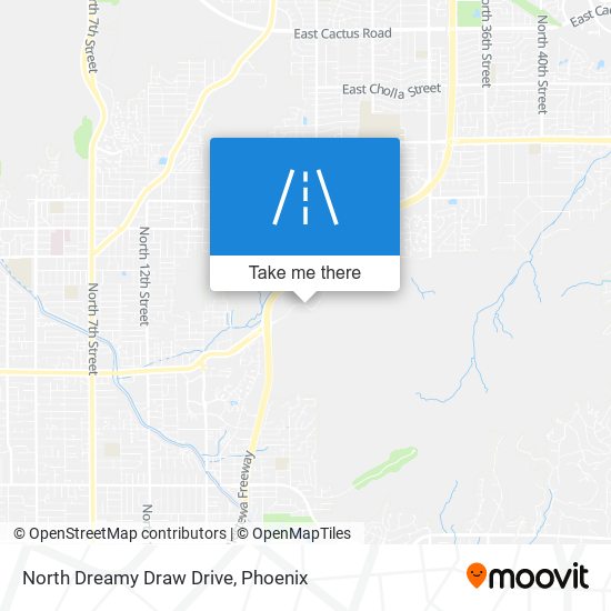 Mapa de North Dreamy Draw Drive