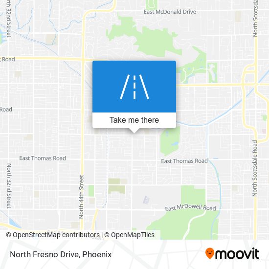 Mapa de North Fresno Drive