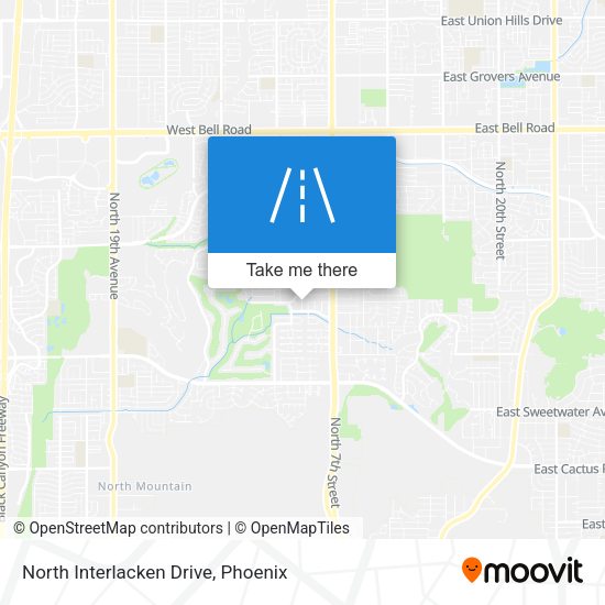 Mapa de North Interlacken Drive