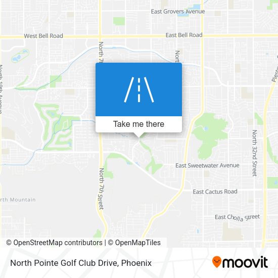 Mapa de North Pointe Golf Club Drive