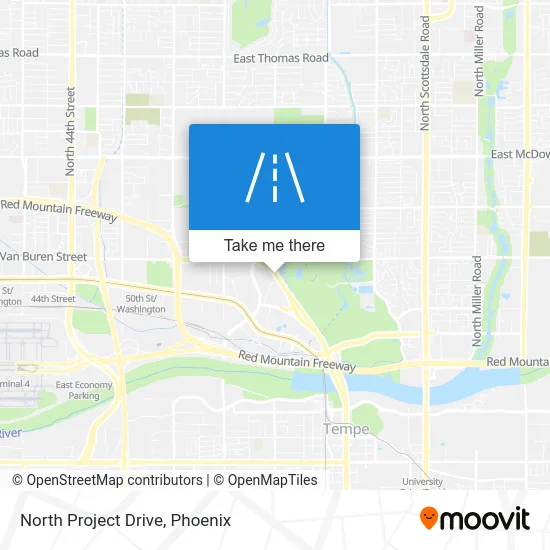 North Project Drive map