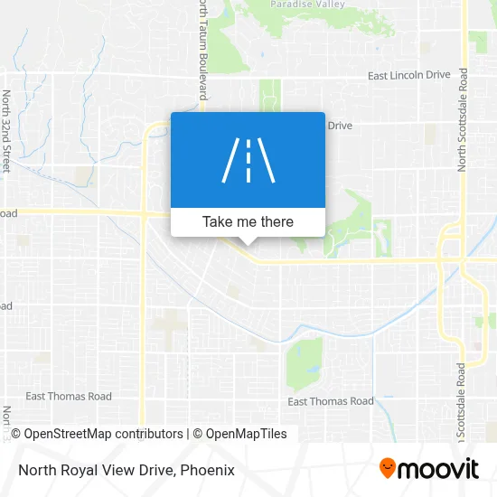 North Royal View Drive map