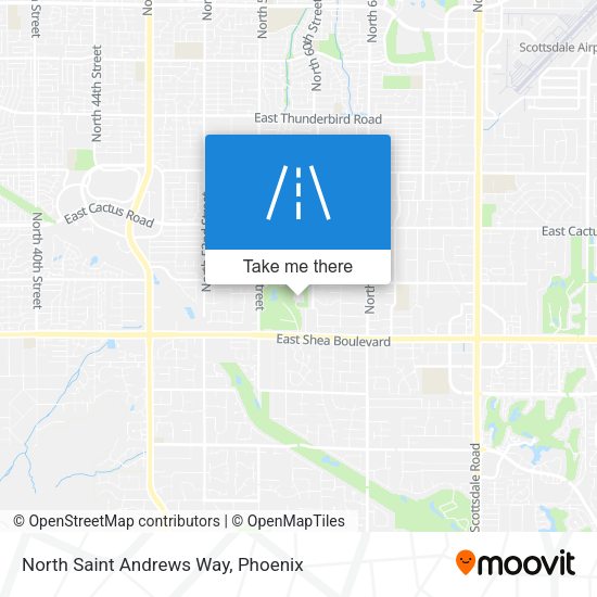 North Saint Andrews Way map