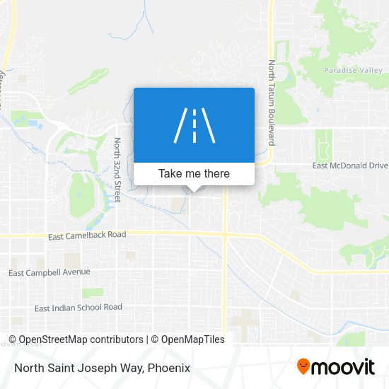North Saint Joseph Way map