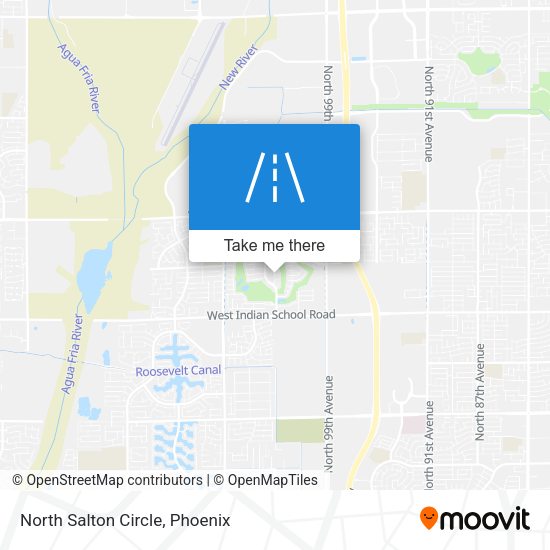 Mapa de North Salton Circle