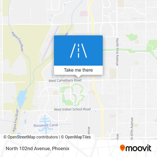 Mapa de North 102nd Avenue