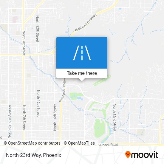 Mapa de North 23rd Way