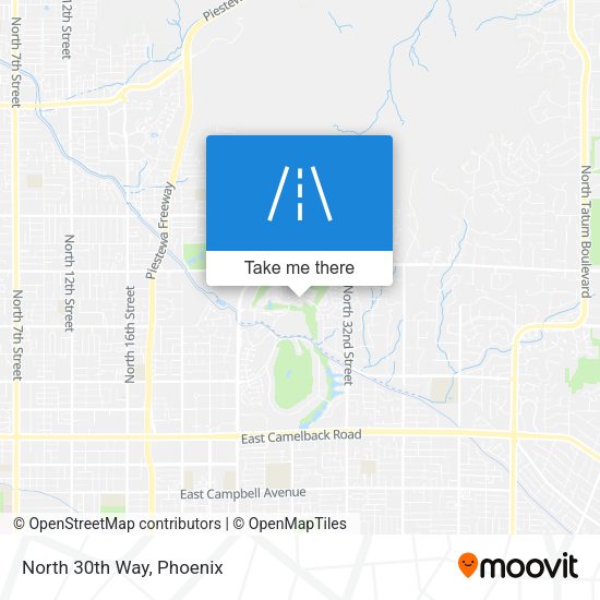 Mapa de North 30th Way