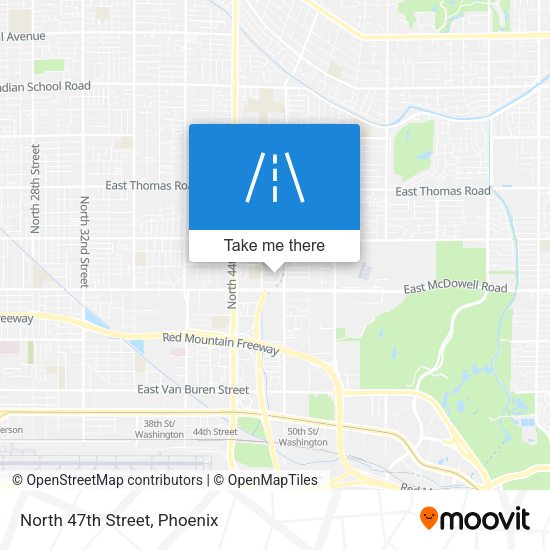 Mapa de North 47th Street