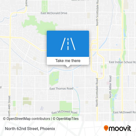 Mapa de North 62nd Street