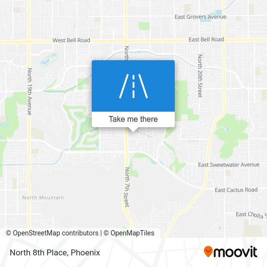 Mapa de North 8th Place