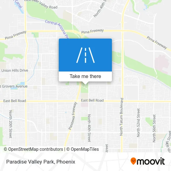 Paradise Valley Park map