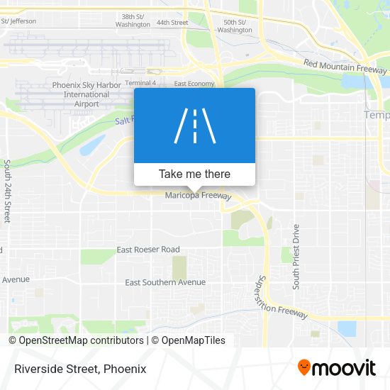 Mapa de Riverside Street