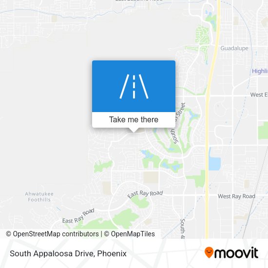 Mapa de South Appaloosa Drive