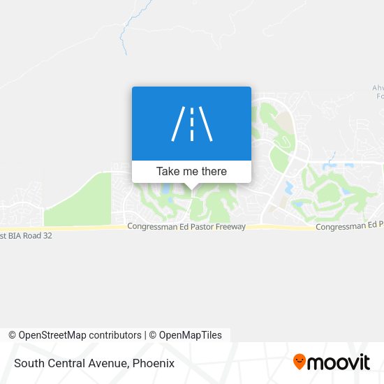 South Central Avenue map