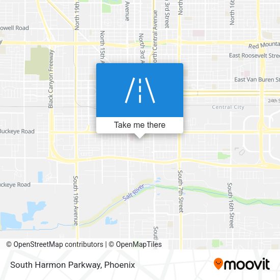 South Harmon Parkway map