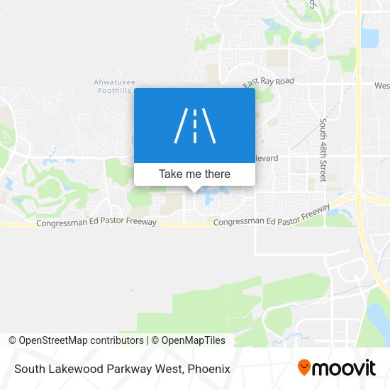 Mapa de South Lakewood Parkway West
