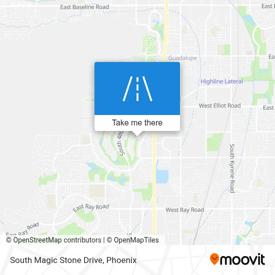 South Magic Stone Drive map
