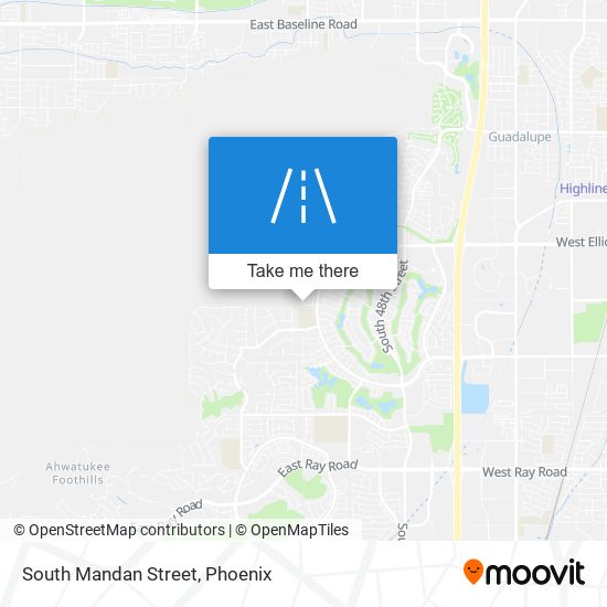 South Mandan Street map