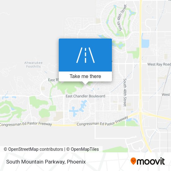 Mapa de South Mountain Parkway