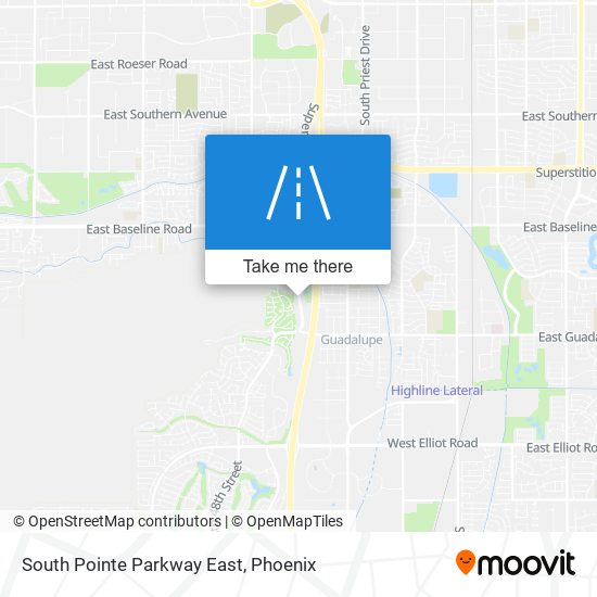 Mapa de South Pointe Parkway East