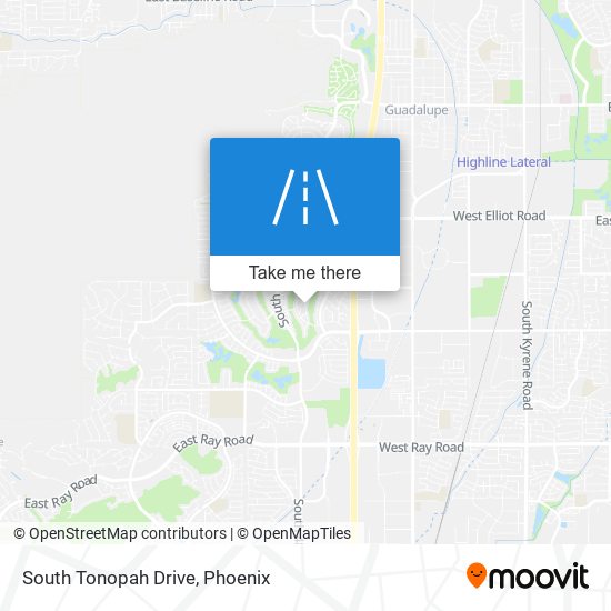 Mapa de South Tonopah Drive