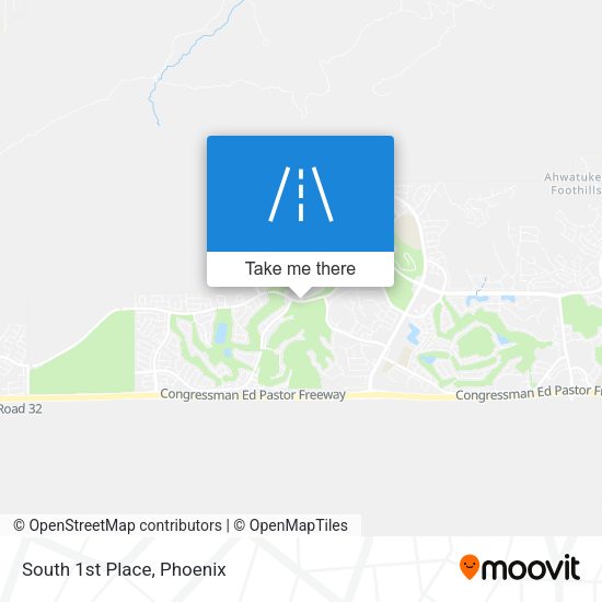 Mapa de South 1st Place