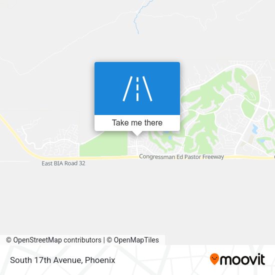 Mapa de South 17th Avenue
