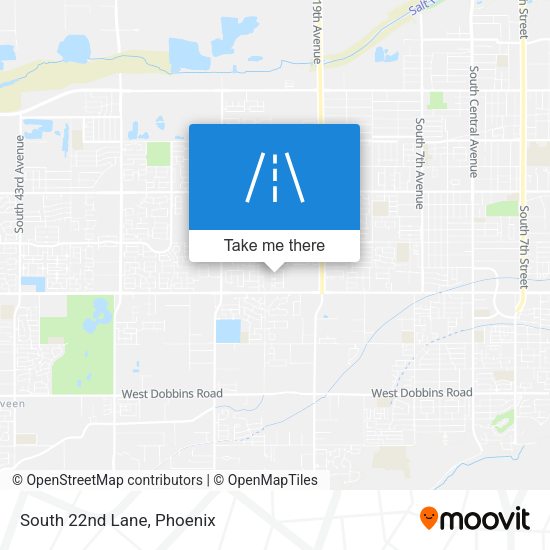 Mapa de South 22nd Lane