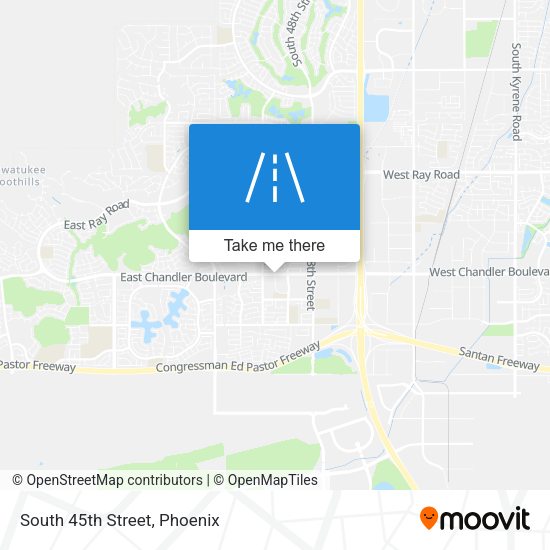 Mapa de South 45th Street