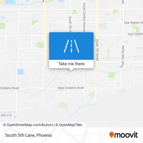 Mapa de South 5th Lane