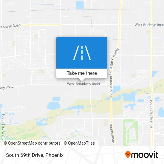 Mapa de South 69th Drive