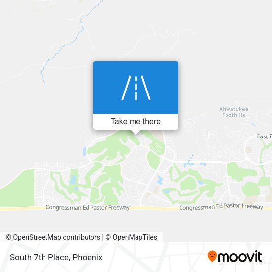 Mapa de South 7th Place