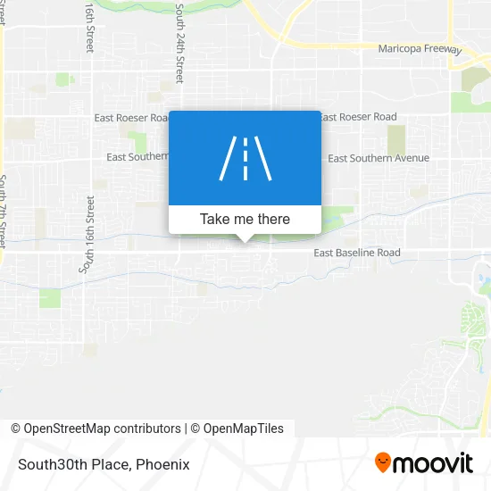 South30th Place map