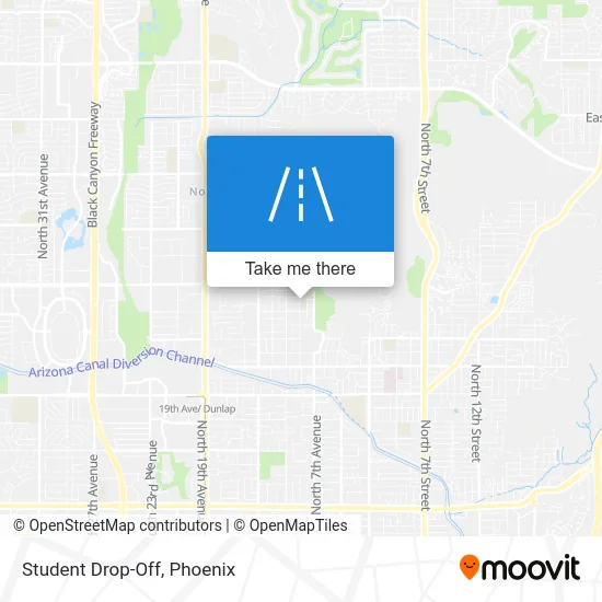 Student Drop-Off map