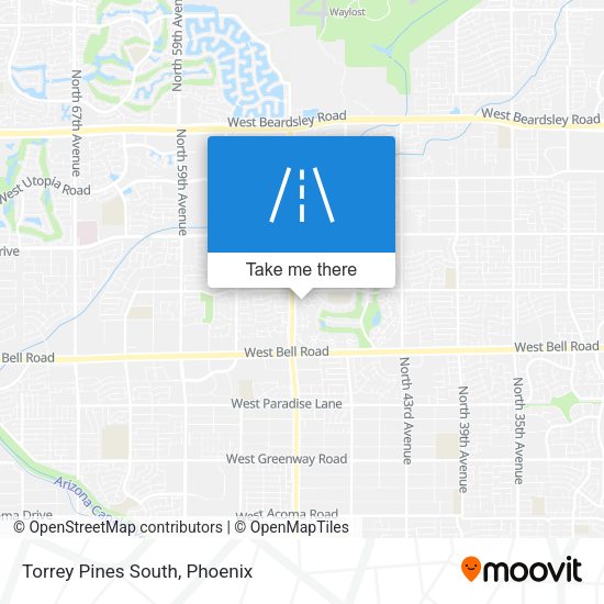 Torrey Pines South map