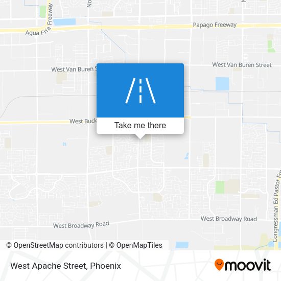 Mapa de West Apache Street