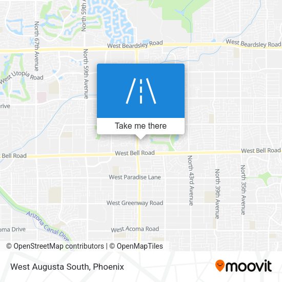 Mapa de West Augusta South