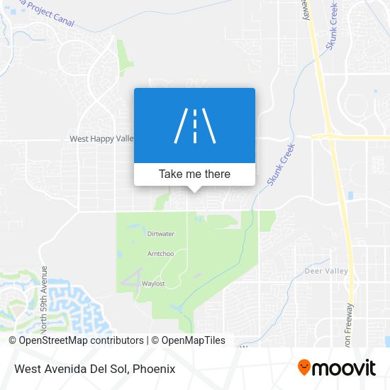 West Avenida Del Sol map