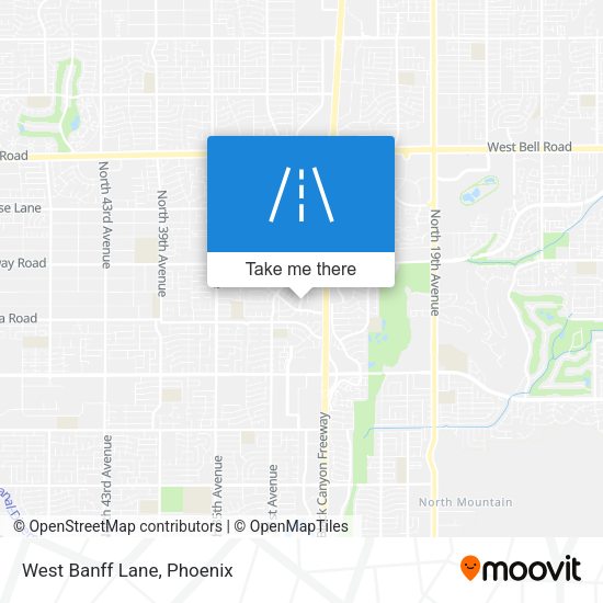 Mapa de West Banff Lane