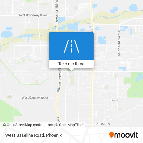 Mapa de West Baseline Road