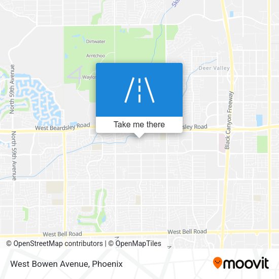 Mapa de West Bowen Avenue