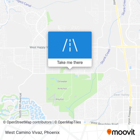 Mapa de West Camino Vivaz