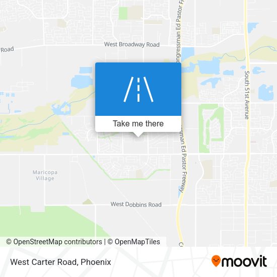 Mapa de West Carter Road