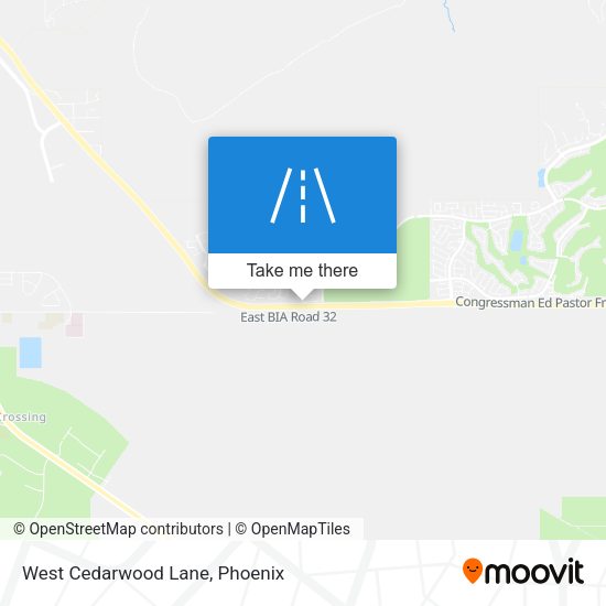 Mapa de West Cedarwood Lane