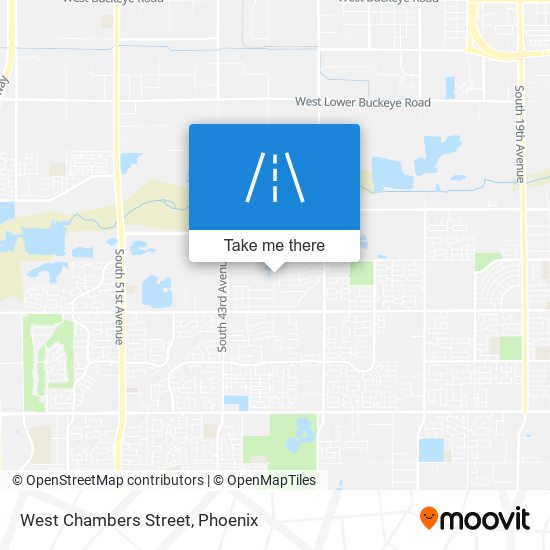 West Chambers Street map