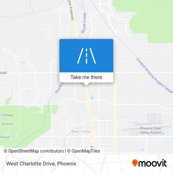 West Charlotte Drive map
