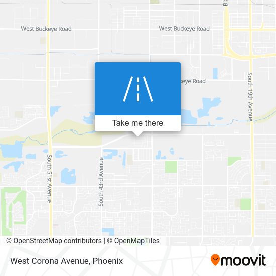 Mapa de West Corona Avenue