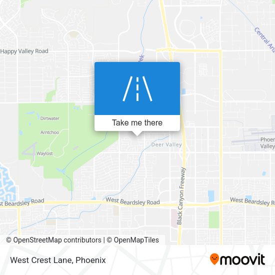 Mapa de West Crest Lane