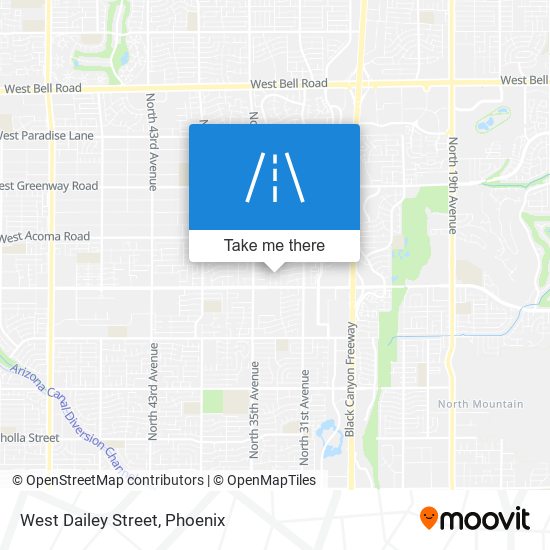 West Dailey Street map